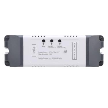 Imagem de Hyuduo Relé de Interruptor Sem Fio WiFi Inteligente, Controle Remoto de 2 Canais 5V USB 2,4 GHz Com Feedback de Status Em Tempo Real para Automação Residencial, Luzes de Garagem, Lareira e Cortinas