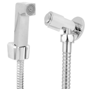 Imagem de Ducha Higiênica Completa Para Banheiro Engate Flexível Inox 1,50m + Ga