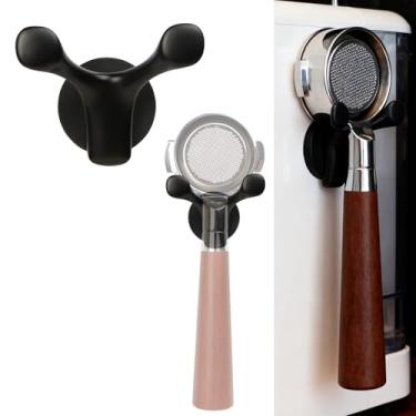Imagem de sabuckuh Suporte magnético portátil para superfície de parede de metal, acessórios de máquina de café expresso, ferramentas organizadoras compatíveis com Breville Cafe, máquina de café Ninja Luxe