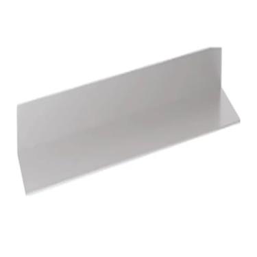 Imagem de Prateleiras emissoras de luz, prateleiras iluminadas por LED estante de parede prateleira de parede de ferro divisória de metal para sala de estar prateleira de exibição laminada (cor: prata, tamanho