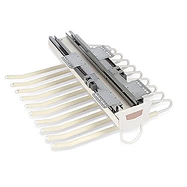 Imagem de Suporte multifuncional para calças, organizador de armário que economiza espaço, cabide de guarda-roupa extensível de 45 x 35 cm para jeans, cachecóis, toalhas - Solução de armazenamento eficiente