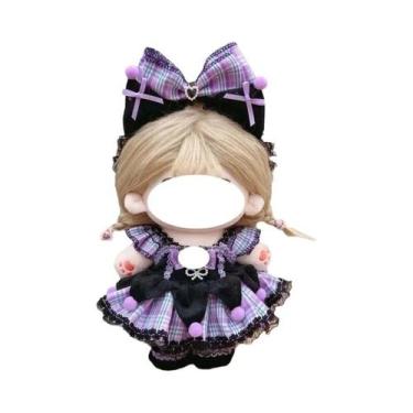 Imagem de Conjunto De Saia Para Boneca De Algodão De 20cm, Mini Roupa Lolita, Ac