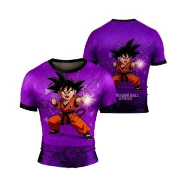 Imagem de Camiseta Infantil Masculina E Feminina Dragon Ball Z Goku Jiu Jitsu Fi
