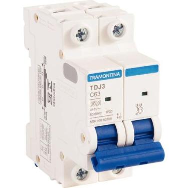 Imagem de Disjuntor Bipolar Tramontina 63a