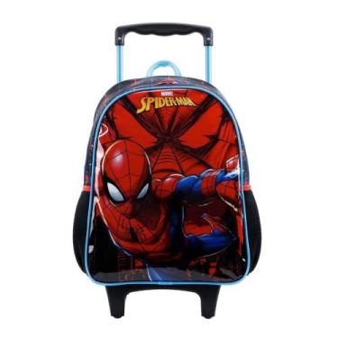 Imagem de Mochila De Rodinhas Escolar Infantil Spider Man X2 Xeryus
