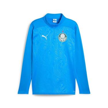 Imagem de Blusa de Treino Quarter-Zip Hybrid Palmeiras 2025 Masculina-Masculino