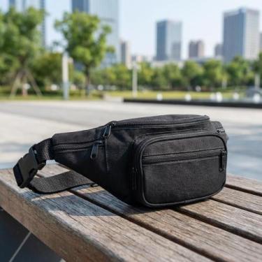 Imagem de Pochete Tática Masculina: Celular 19cm, Moto, Viagem, Nylon - Congratu