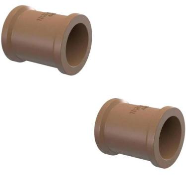 Imagem de Kit 2 Luva Soldavel Tigre 50mm PVC p/ Instalacao Hidraulica