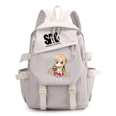 Imagem de Mochila Swords Online Anime School Bag para crianças 27x17x40cm - Yiwe