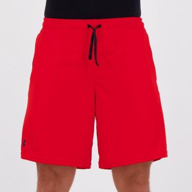 Imagem de Bermuda Under Armour Tech Mesh Vermelha-Masculino
