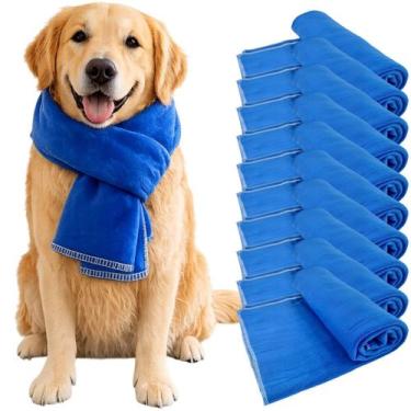 Imagem de 10x Manta Cobertor Para Cachorro Gato Soft Mantinha Macia Grande Pet -