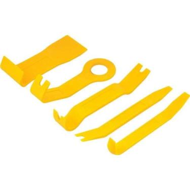 Imagem de Jogo de Espátulas de Nylon Amarelo para Desmontagem de Acabamentos com