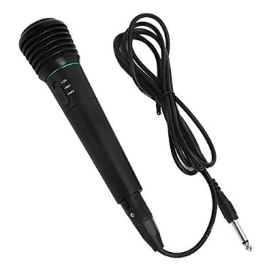 Imagem de Microfone Vocal Dinâmico, Microfone de Karaokê 2 em 1 Sem Fio e Com Fio, Microfone Cardióide Unidirecional de Mão para Canto, Reunião e Voz