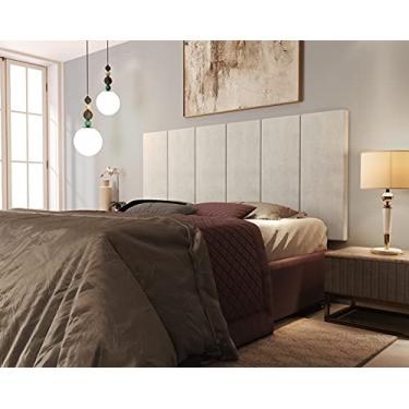 Imagem de Painel Cabeceira Box Million Para Cama 1,60 Queen cor Suede Nude