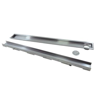 Imagem de Ralo M1Nox Linear Oculto 90 Cm X 6 Cm Saída Lateral