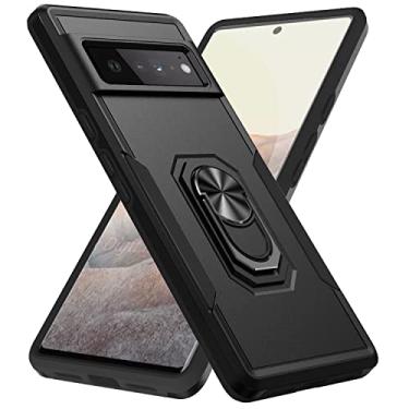 Imagem de YUNCHAO Caixa de telefone Para Google Pixel 6 Pro pioneiro armadura pesada PC + TPU Holder capa para celular