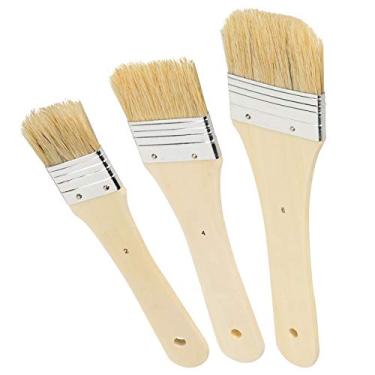 Imagem de Pssopp 3Pcs Pincéis de Tinta Set Caneta Pincel de Tinta Set Long Rod Widen Board Painting Board Brush Brushes Painting Brush Supplies