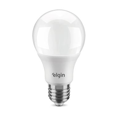 Imagem de Lâmpada Led Elgin Bulbo 9W A60 E27 Bivolt 3000K Luz Quente