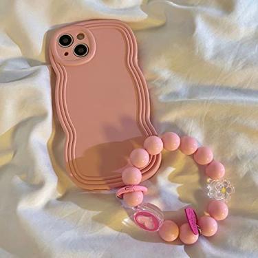 Imagem de Pulseira 3D Love Heart Strap Case Ondulada Para Samsung S23 S20 S21 FE S22 Plus A54 A 42 50 51 52 53 70 71 72 73, rosa, para A52 S (4G ou 5G)