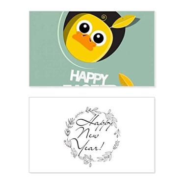 Imagem de Feliz Páscoa Festival Cultura Galinha Amarela Ano Novo Cartão de felicitações Mensagem Abençoada Presente