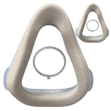 Imagem de 2 pacotes de máscara de espuma viscoelástica Airtouch F20 compatível com ResMed Airfit e Airtouch F20 para rosto inteiro com excelente vedação - Tamanho grande