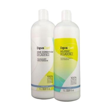 Imagem de DevaCurl No-Poo Decadence Kit Shampoo e Condicionador 1L