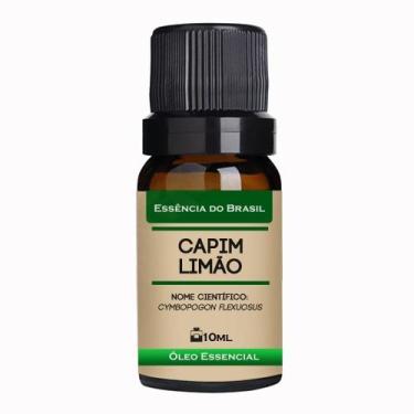 Imagem de Óleo Essencial Capim Limão 10ml - Puro E Natural  - Essência do Brasil