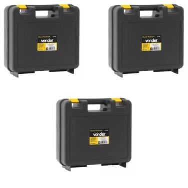 Imagem de Kit 3 Caixas plástica ou maleta plástica VD-6002 - Vonder