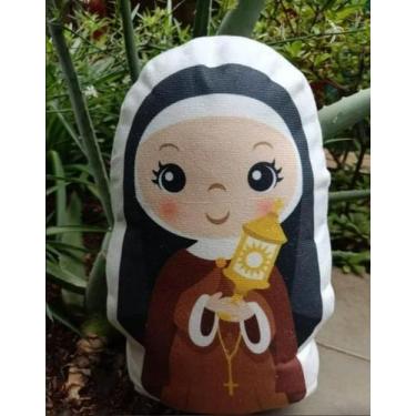 Imagem de Almofada Naninha Santinhos Bebê - Santa Clara - Fe em Quadros