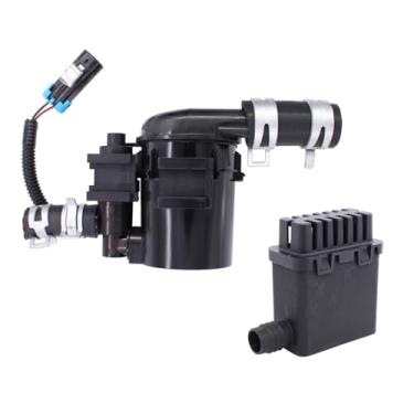 Imagem de NewYall Pacote com 2 solenoides de ventilação EVAP para controle de emissões evaporativas, válvula de depuração, recipiente de vapor, com fiação de plugue de filtro