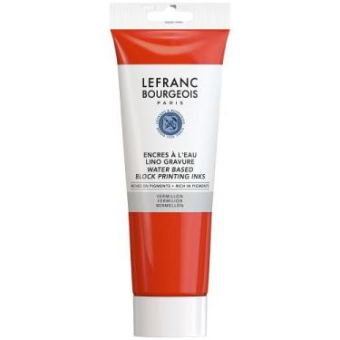 Imagem de Tinta Para Linoleogravura Lefranc & Bourgeois 250ml Vermilion
