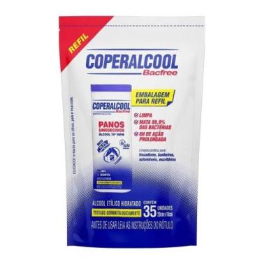 Imagem de Pano Umedecido Coperalcool Álcool 70º INPM Refil Com 35 Unidades - Cop