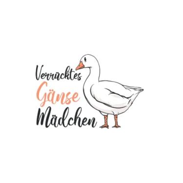 Imagem de Gänse Notizbuch: Verrücktes Gänse Mädchen Gans Gänsezüchter / 6x9 Zoll / 120 karierte Seiten Seiten