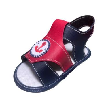 Imagem de Sandalia Mascuina Marinheiro Para Bebê Menino - Baby's Shoes, Marinho,