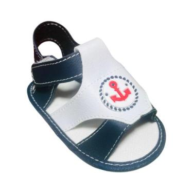 Imagem de Sandalia Mascuina Marinheiro Para Bebê Menino - Baby's Shoes, Marinho,