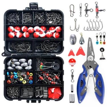 Imagem de 263pcs Kit De Pesca Ao Ar Livre Com Alicate De Caixa De Equipamento Ga