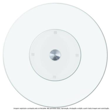 Imagem de Centro De Mesa Prato Giratório Vidro Temperado Incolor 80Cm