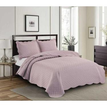 Imagem de Cobre Leito King Casal Ilusion Orla Delicado Classic Camesa Porta Trav