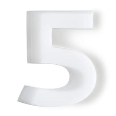 Imagem de Soul & Lane Caixa de placa de charcutaria com número de papelão preenchível, recorte grande em forma de números de papel machê para alimentos, bandeja de presente vazada branca para decoração de