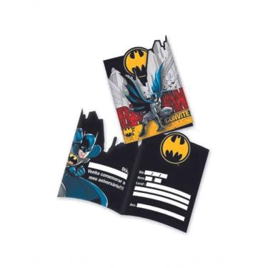 Imagem de Convite Para Festa De Aniversário Do Batman - 8 Un