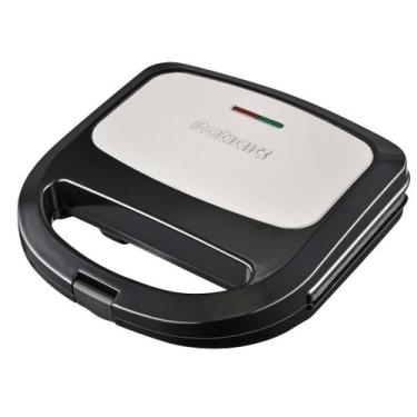 Imagem de Sanduicheira Essencial Grill Misteira Elétrica Aço Inox 127V - Itatiai