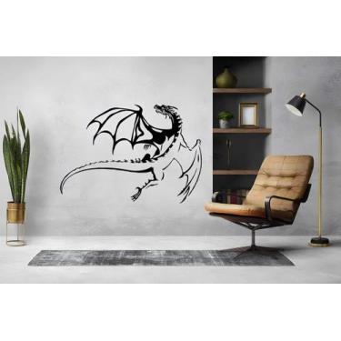 Imagem de Adesivo De Parede Dragão Mod01 - Lojinha Da Luc Adesivos