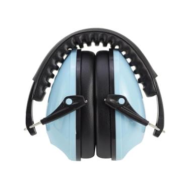 Imagem de predolo Protetor Auricular com Redução de Ruído, Ajustável, Acolchoado, com Cancelamento de Ruído, Protetor Auricular para Construção, Corte de Grama, Azul, Tamanho real