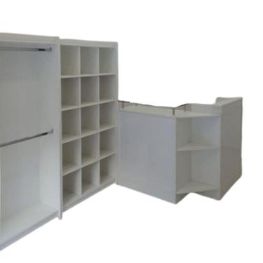 Imagem de Kit Loja 100% Mdf Branco - Suprema Móveis