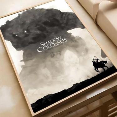 Imagem de Pôster De Videogame Shadow of the Colossus Decoração De Arte Para Casa