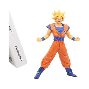 Imagem de Super Saiyan Son Goku Dragon Ball Z Anime PVC Action Figure 18cm Estát