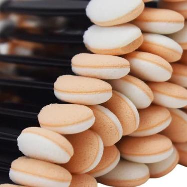 Imagem de Mini Aplicadores De Sombra Portáteis Pequenos, Esponja Dupla, Pincel D