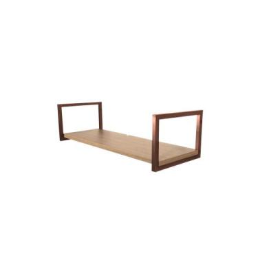 Imagem de Nicho Metalon Simples 70x30 Rose Gold 001 - VR DESIGNER, Amadeirado Cl