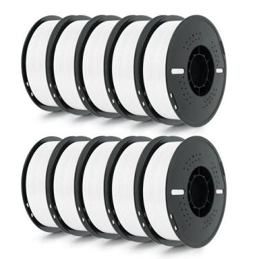 Imagem de Impressora 3D Filamento Kingroon White PLA 1,75 mm 10 kg