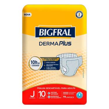 Imagem de Fralda Bigfral Derma Plus Juvenil 10 Unidades